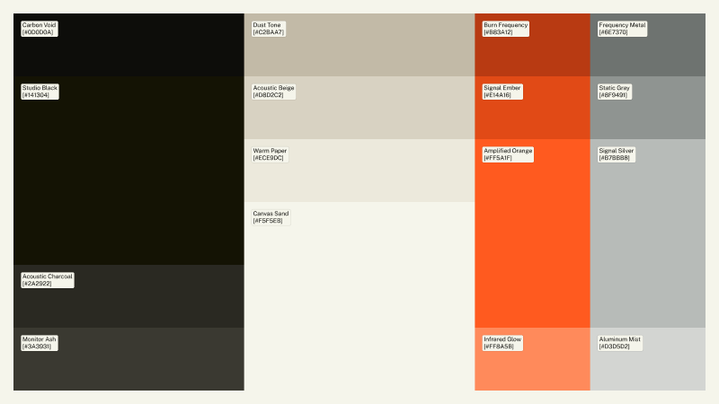 The full DSMT colour system